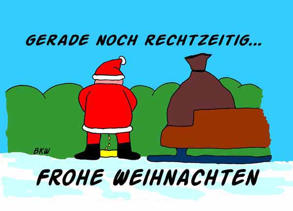 Cartoons zu Weihnachten