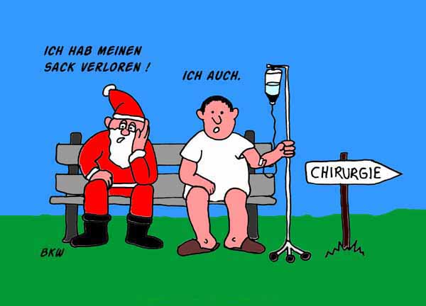 Weihnachtsmann hat Probleme