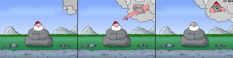 Guru Mütz Cartoon