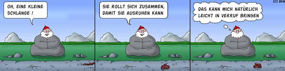 Guru Mütz Cartoon
